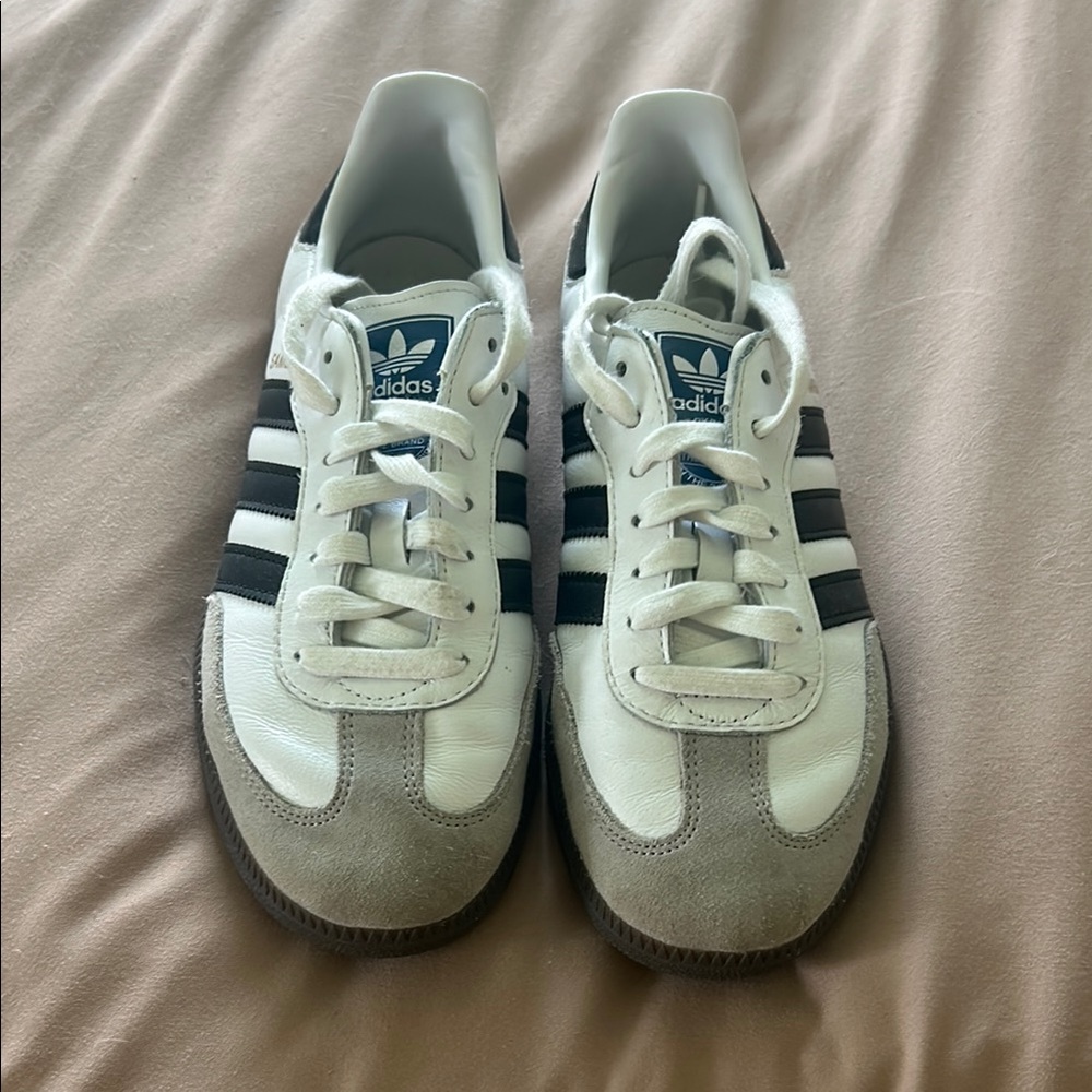 Adidas samba White and Black Classic Sneakers